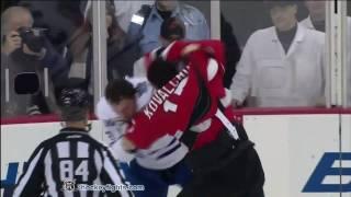 Dion Phaneuf vs Ilya Kovalchuk Dec 26, 2010