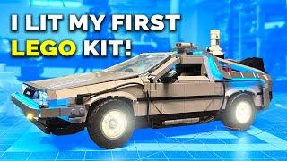 LEGO Delorean (10300) Game of Bricks Light Kit Tutorial