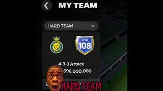 MY HARD TEAM ️ #eafc24 #eafc #fifamobile #fifa23 #fifa #shorts