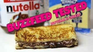 BUZZFEED TESTED: NUTELLA & CHEESE - CookingwithKarma
