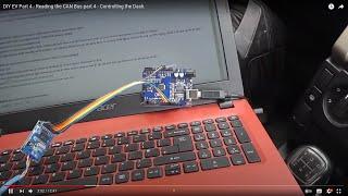 DIY EV Part 4 - Reading the CAN Bus part 4 - Controlling the Dash.