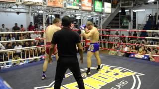 Rafael Fiziev PhuketTopTeam Kyrgyzstan vs Jack Keawpituk MT Australia Muay Thai fight 27 Dec 2015 Ba