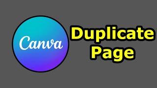 How To Duplicate A Page In Canva