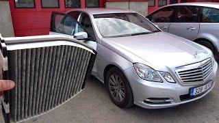 Замена салонного фильтра Mercedes W212