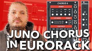 CHORUS EXPANDED! Stereo BBD Juno style Chorus for Eurorack // SoundForce Chorus 6 & µChorus 6