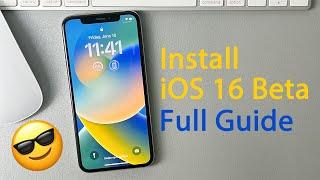 iOS 16: How to Download and Install iOS 16 Beta Tutorial | No Developer Account