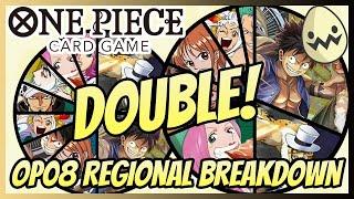 One Piece Card Game: OP08 DOUBLE Regionals Breakdown! October Online Regionals