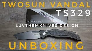 Twosun Vandal Unboxing - Big Button Lock Designed by LuvThemKnives