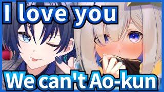 Kanata Couldn't Resist The Ao RIZZ! 【Hololive / Eng Sub】