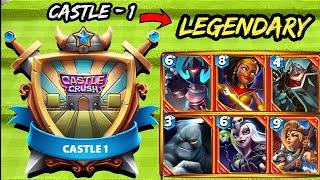 Trolling Opponents In Castle - 1 With All Legendary Card's! Castle Crush