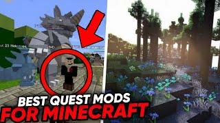 5 BEST QUEST MODS FOR MINECRAFT! (1080P HD)