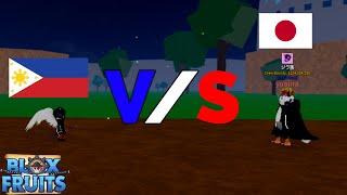 Who Will Win in PvP Philippines Vs Japan... 30m Bounty Hunting ︱Blox Fruits