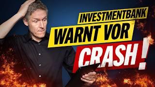 Überbewertet? Investmentbank warnt vor Crash!