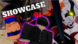 ALL 9 NEW CHARACTER SHOWCASES (Anime Showdown)