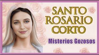 SANTO ROSARIO CORTO DE HOY MARTES 5 DE NOVIEMBRE DE 2024  MISTERIOS GOZOSOS