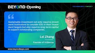 Hillhouse Founder Lei Zhang on investors' role in ESG investment | BEYOND Expo 2022 Opening