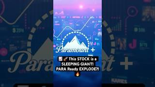   This STOCK is a SLEEPING GIANT! PARA Ready EXPLODE?!  #dowjones #paramountplus #trading