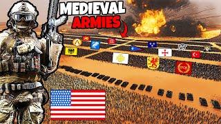 Modern US ARMY vs 8,000,000 of Every MEDIEVAL Army! - UEBS 2: Medieval Mod