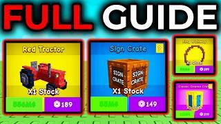 How to Get EVERYTHING in THE COSMETIC UPDATE! (Grow a Garden)
