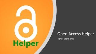 Open Access Helper for Chrome