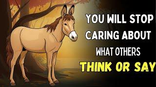 HOW TO STOP CARING ABOUT WHAT PEOPLE THINK OR SAY | Monk And Donkey Story |