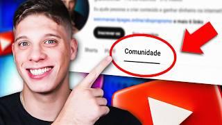 Como usar a ABA COMUNIDADE para aumentar seu engajamento no Youtube em 2024