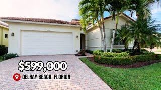 AFFORDABLE HOME TOUR IN DELRAY BEACH FLORIDA | 55+ SINGLE FAMILY HOME | DELRAY BEACH REALTOR