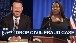 "Letitia James Won’t Back Down – Jimmy Kimmel Live Roasts Trump’s Legal Troubles!"