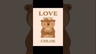 Looking for the sweetest personalized touch? Meet Chloe, the flower-loving bear made just for you