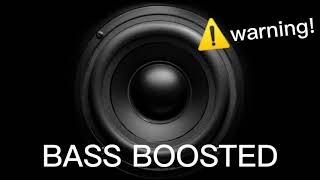 Extreme bass test! Use this to remove dust from speakers!