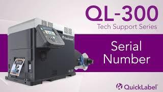 QuickLabel QL-300 How to Find the Serial Number