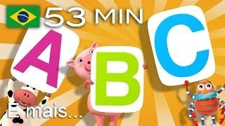 Canção do ABC | E muitas mais Canções de Ninar | Compilação com 53 minutos da LittleBabyBum!