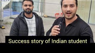 Success story of International student in Uk.