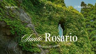 SANTO ROSARIO da Lourdes - misteri dolorosi - 21/05/2024