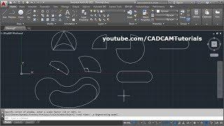 AutoCAD Arc Command Tutorial Complete