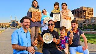 Iranian art: Mr Mahmoud goes to the "Ghalam Zani" workshop in Isfahan