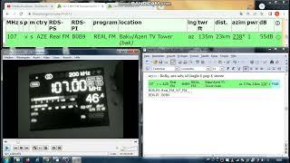 FM DX Baku - 250724 1800UTC - 107.0 REAL FM (AZE) Baku/Azeri TV Tower (bak) 1kW 23km
