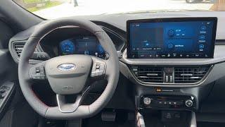 New FORD KUGA FACELIFT 2024 - INTERIOR details (new SYNC4 infotainment) ST-Line