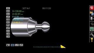 CNC simulator make redius turning program # subscribe please