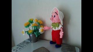 Поросенок Фунтик, ч.2.  Piglet Funtik, р.2.  Amigurumi. Crochet.  Амигуруми. Игрушки крючком.