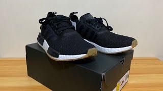 UNBOXING ADIDAS NMD R1 BLACK + ON FEET