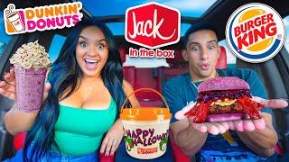 TRYING NEW HALLOWEEN ITEMS FROM FAST FOOD RESTAURANTS!