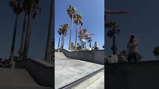 Venice Beach skatepark ️ from my new video Ragnaroll skate World Tour #rollerskate #quadskates