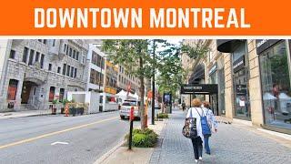 Virtual Tour of Downtown Montreal  Peel Street #centrevilledemontreal #downtownmontreal #montreal