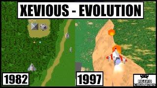 Xevious  Videogames Evolution  (1982 - 1997) ⏲️ Xevious | Evolucion de Videojuegos