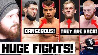 Khamzat Chimaev vs Paulo Costa? Garry vs Rodriguez? Bo Nickal Returns? MMA News Reaction