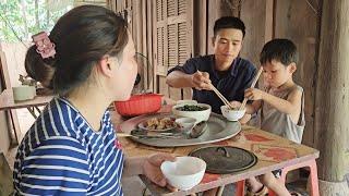 Luckily, the man who lived with the boy's mother welcomed the boy warmly