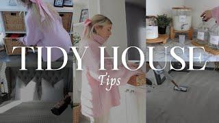 TIPS FOR A CLEAN & TIDY HOME | 7 EASY HABITS TO KEEP YOUR HOUSE TIDY & ORGANISED FOR 2024