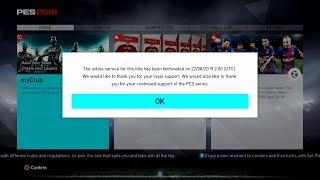 Pro Evolution Soccer 2018 Server Shutdown