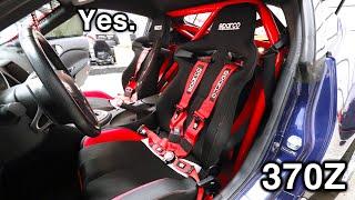 4-Point Bolt-in Roll Cage Install [ 370Z Show Car Gets Custom TrackArt and Sparco Race Interior ]